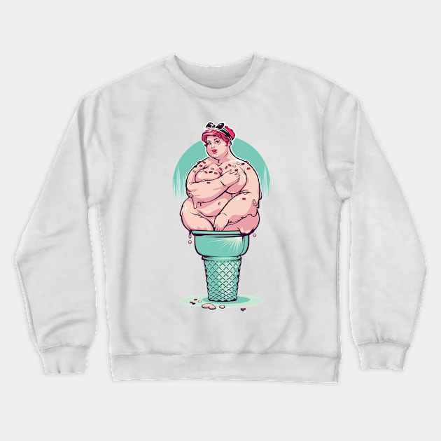 Delicious Crewneck Sweatshirt by dracoimagem